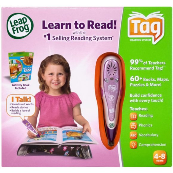 LeapFrog TAG  Reading Learning System Book Included  Purple NEW - Picture 1 of 14